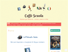 Tablet Screenshot of caffescuola.com